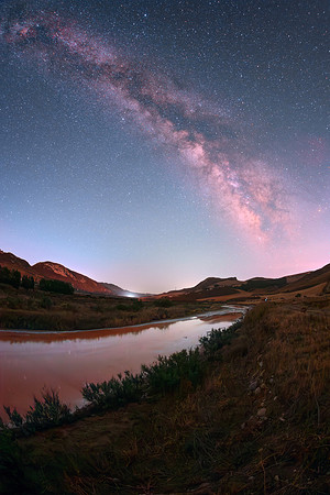 Celestial River and Terrestrial River in the Sicilian Countryside