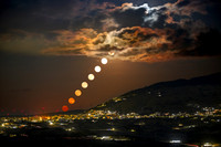 Moon Trail Over Alcamo