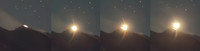 Venus Omega Mirage Above Mount Etna