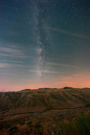 Veritical Milky Way Above Cannizzola Bad Lands