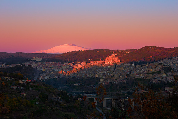 Enrosadira Above Piazza Armerina