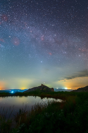 Winter Milky Way Above Mongialino Castle