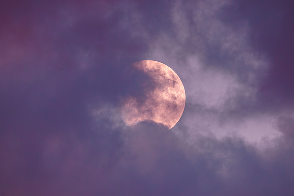 Moon Among The Clouds2