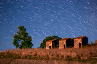 Star Trail At Borgo Gallitano
