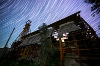 Star Trail ABove The Trabia Tallarita Mine