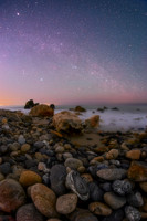 Scintillating Shores Beneath the Milky Way