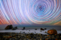 Stellar Vortex On The Beach At Piano Torre
