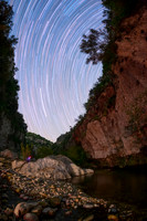 Star Trail In The Anapo Valley