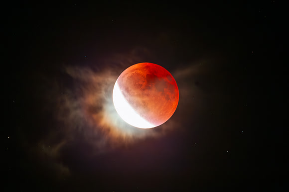 Eclispe and Clouds 2