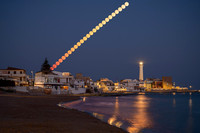Moon Trail Above Punta Secca