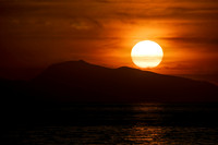 Sunset Over the Eolian Islands