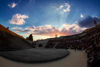 Crepuscolar Ray Above the Greek Theatre