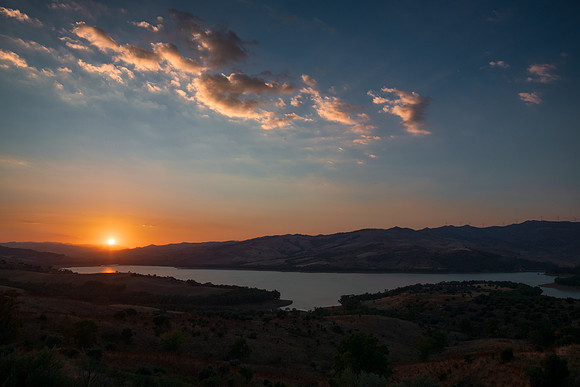 Sunset Above Lago Pozzillo