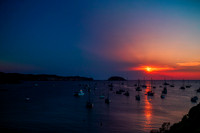 Total Eclipse Above Cavalleria Bay - Minorca