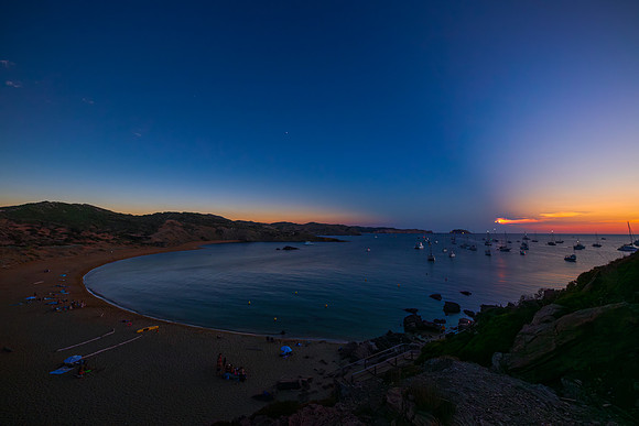 Total Eclipse Venus and The Shadow Cone Above Cavalleria Bay - Minorca 3