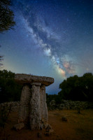 Milky Way Abve the Torre Trencada Taula - Minorca