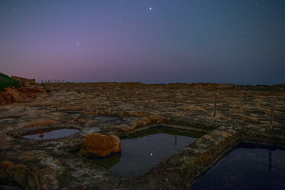 Jupiter and Pleiades Above The Hellenistic Sumps of Vendicari 2