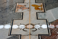 Solstice Trail On The Sundial Of The Cathedral Of Palermo 2 crop