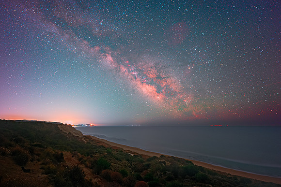 Milky Way Over Torre Salsa - Sicily