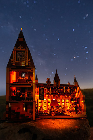 The Magic of Hogwarts Under the Starry Sky
