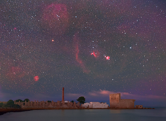 Orione Rises On The Ancient Tuna Factory Of Vendicari