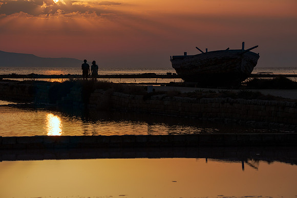 Sun Setting At Nubia
