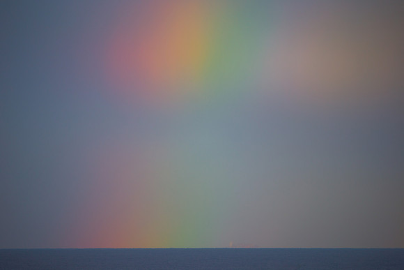 Pre-Twilight Rainbow with Anti Crepuscolar Ray