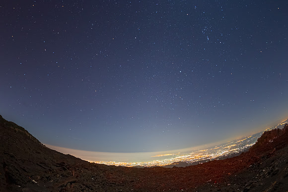 Canopus From Mount Etna