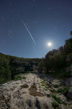 Like Scratches In The Sky Of Pantalica Unesco Site