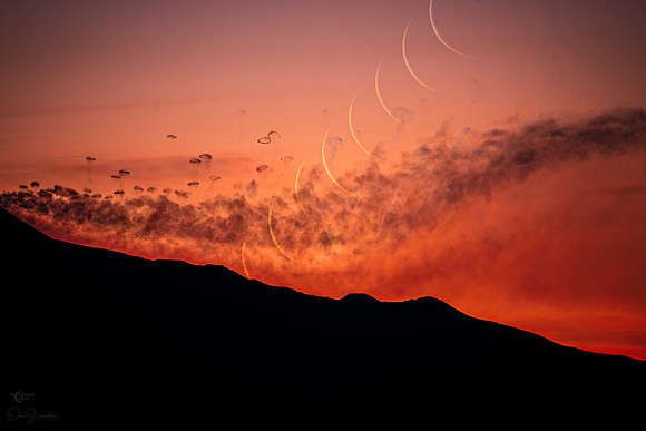 Moon Trail and The Cosmic Game of Ring and Bottle Geo