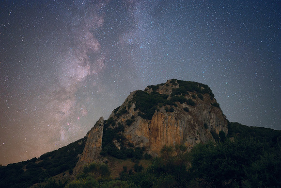 Milky Way Above The Madonie Mountains 3