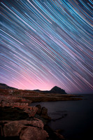 Star Trail At Macari - Trapani
