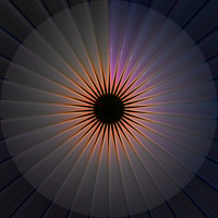 Stellar flower Extinction of the auroral phenomenon over the Tyrrhenian Sea 2