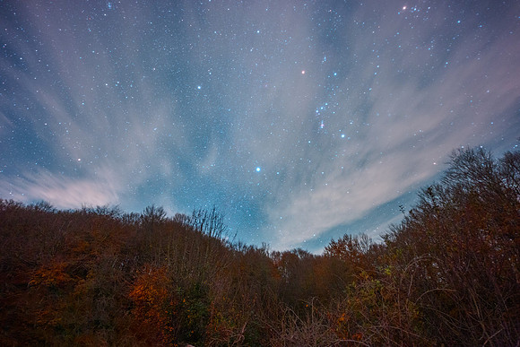 Fall Constellation at Maulazzo Lake - Nebrodi