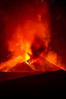 Mount Etna Unleashes Rare Fire and Ash Devil