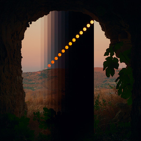 Moonrise in a Magritte Painting