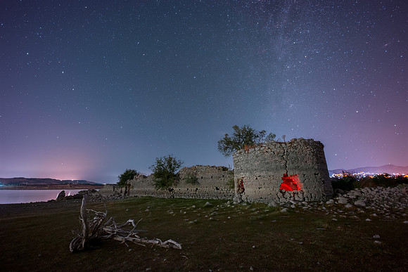 North Sky Above Mazzallakkar Castle - Sicily